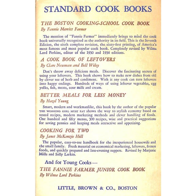 "1001 Sandwiches" 1944 Cowles, Florence A. [Compiled By] For Sale In New York - Image 6 of 8