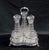 Cut Glass and Silver-Plated Decanter with Tantalus, Set of 3 For Sale - Image 13 of 13