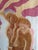 Hand-Dyed Tapestry Painting by French Artist, Marie-Laure Ilie, 1980s For Sale - Image 9 of 14