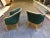 1980s Pair of Fully Restored Ward Bennett Solid Ash Wood Frame Chairs – Cerused Ash With Moss Green Velvet Upholstery For Sale - Image 5 of 12