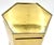 Vintage English Brass Hexagonal Jardiniere Planter For Sale In Houston - Image 6 of 8
