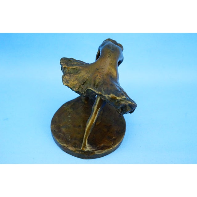 Edgar Degas, Ballerina Tying Her Shoe, 1890s, Bronze For Sale - Image 3 of 18