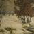 Off-white 1930s "Snowy Creek" Winter Landscape Oil Painting by Richard Albitz For Sale - Image 8 of 12