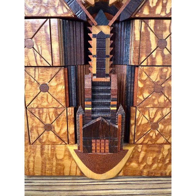 Brown Late 20th Century Exquisite Po Shun Leong Exotic Wood Jewelry Box For Sale - Image 8 of 12