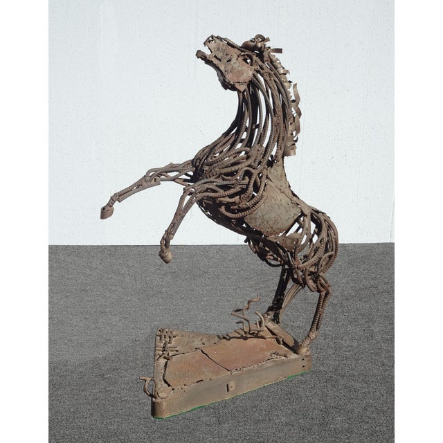 Unique Horse Statue in Great Vintage Condition. Solid and Firm. Please study the photos and ask questions. Overall a Very...