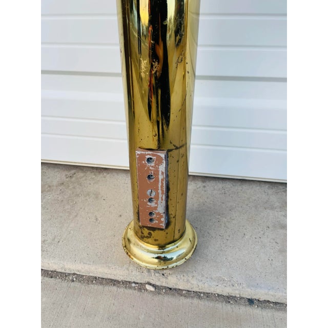 Mid 20th Century Vintage Mid Century Modern Brass Headboard For Sale - Image 9 of 12