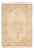Mogul Collection Hand-Knotted Area Rug - Ivory 4' 5" x 6' 3" For Sale
