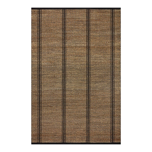 Angela Rose x Loloi Colton Natural / Black 2'-0" x 3'-0" Accent Rug For Sale