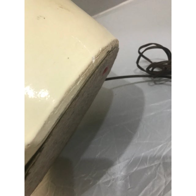 1960s Large Mid Century Ceramic Lamps - a Pair For Sale - Image 9 of 10
