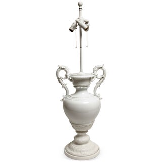 Antique 19th Century Meissen Urn Lamp For Sale