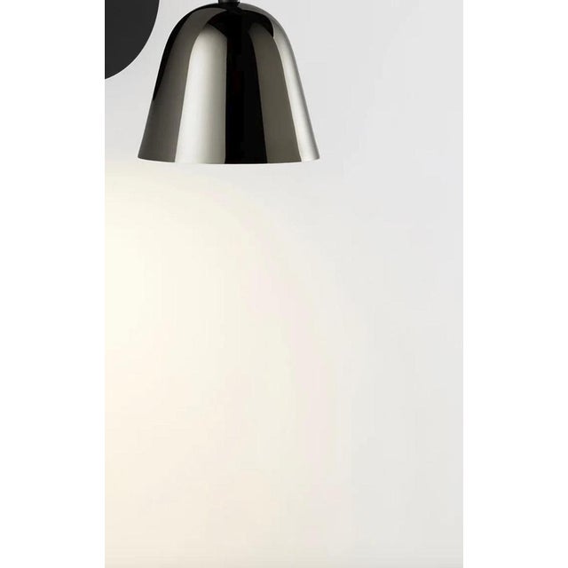 Lighto a Black Matte- Black Chrome Cup Wall Lamp by Jaime Hayon for Parachilna For Sale - Image 4 of 12