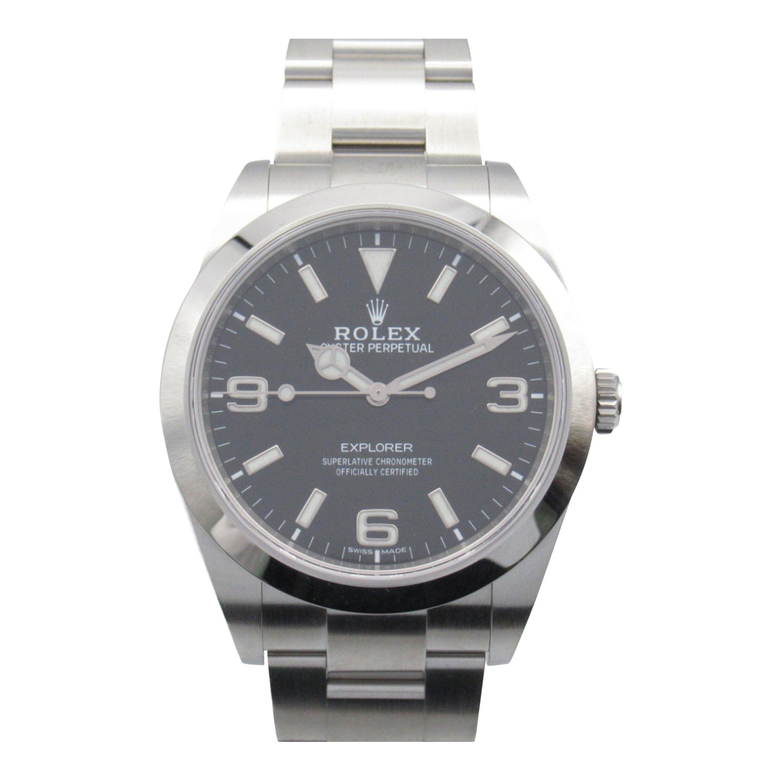 Rolex Explorer 1 Wrist Watch 214270 Mechanical Automatic Black ...
