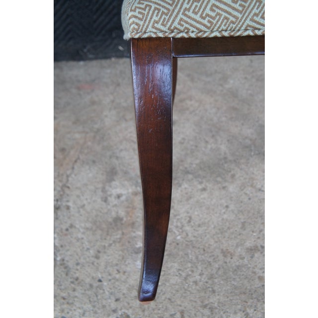 Williams-Sonoma Williams Sonoma French Art Deco Regency Style Cherry Dining Room Set For Sale - Image 4 of 17