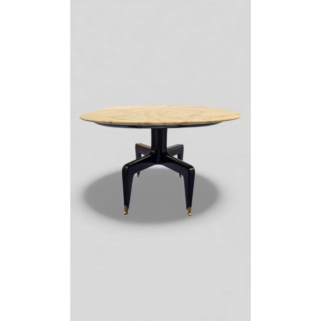 Mid-Century Modern Italian Marble Dining Table by Melchiorre Bega, 1957 For Sale - Image 11 of 18