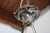 Metal Antique Art Deco Art Nouveau Floral Pendant Chandelier in Soft Pink by Degue, 1930 For Sale - Image 7 of 14