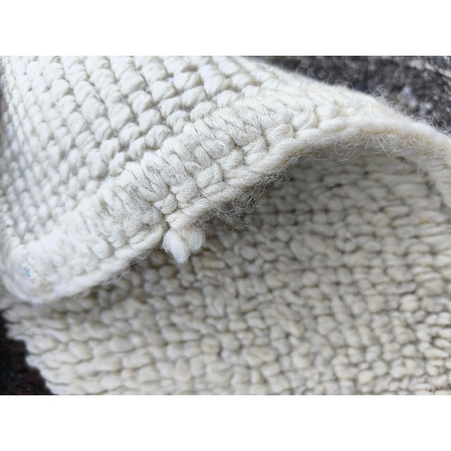 Beige Pop Art Wool Rug, 1970s For Sale - Image 8 of 12