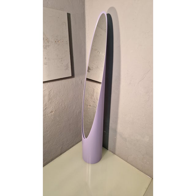 Purple Model Unghia Nail Lipstick Floor Mirror in Lilla For Sale - Image 8 of 18