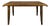 Extendable Oak Table with a Cube Marquetry Top, 1940s For Sale