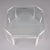 Octagonal Acrylic Coffee Table by David Lange, 1978 For Sale - Image 3 of 12