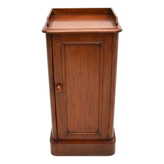 Antique Victorian Bedside Table, 1860s For Sale