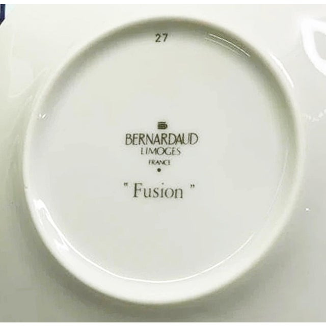 1990s 1990s Bernardaud Limoges Phoebe Fusion Salad Plates, Set of 6 For Sale - Image 5 of 6