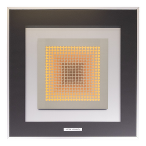 Victor Vaserely, Composition, 1972, Photogravure