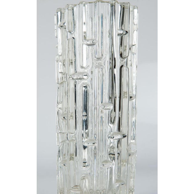 Glass Mid-Century Czech Glass Vases by Frantisek Vizner, 1960s, Set of 2 For Sale - Image 7 of 10