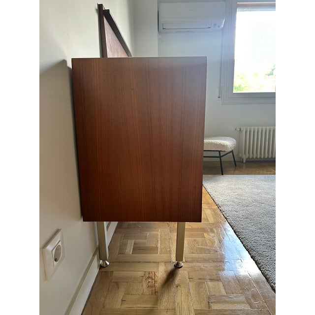 Dressing Table attributed to Roger Landault, 1960, in Worn conditions. Designed 1960 to 1969 This piece is attributed to...