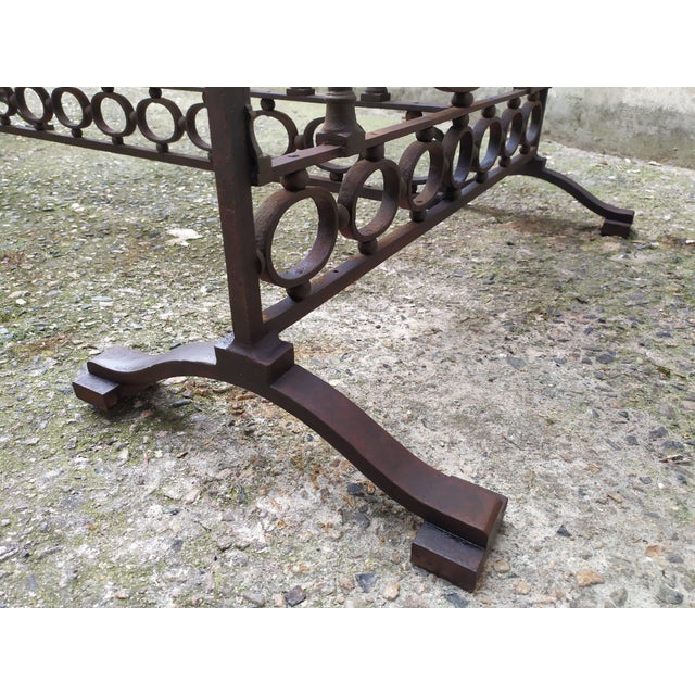 Antique Wrought Iron Table For Sale - Image 18 of 18