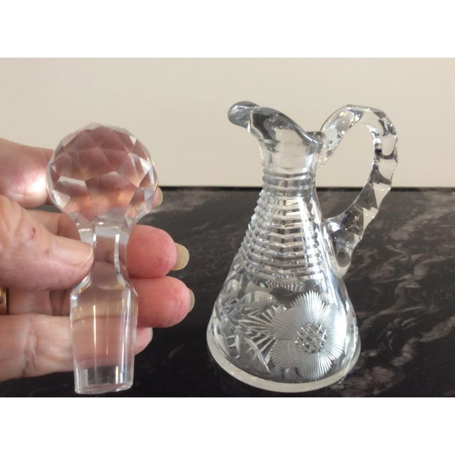 Mid 19th Century American Cut Glass Cruet For Sale - Image 9 of 11