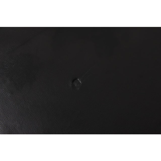 Black Faux Leather and Chrome-Plated Frame Sofa from Wilkhahn, 1970s For Sale - Image 9 of 12