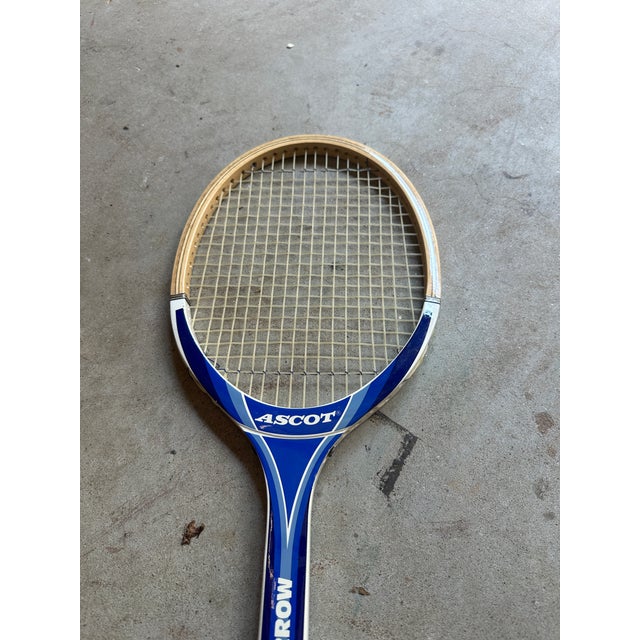 Vintage Miscellaneous Collection of Wooden Tennis Rackets With Cover For Sale - Image 11 of 12