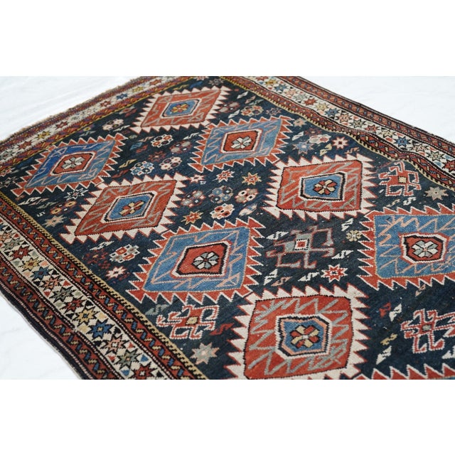 Antique Caucasian Shirvan Rug 2'9'' X 3'9'' For Sale In New York - Image 6 of 11