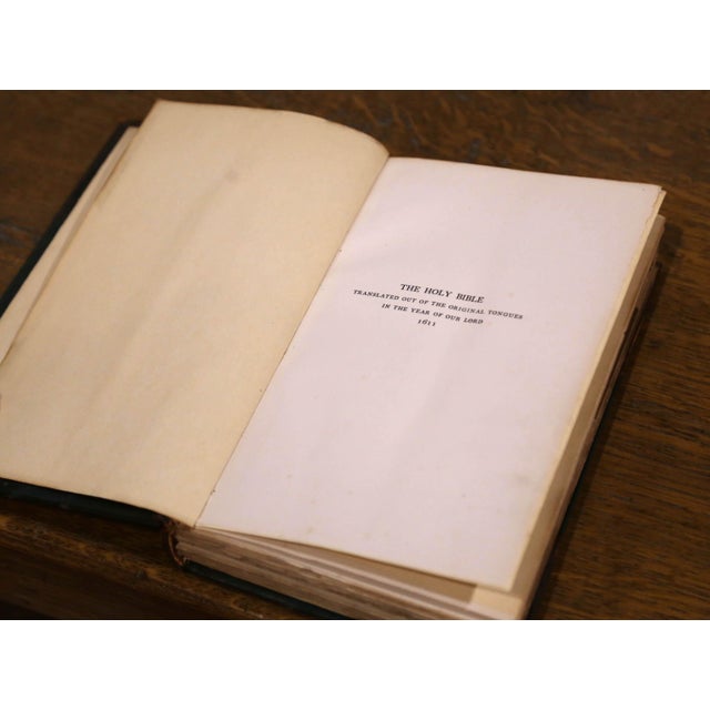 Late 19th Century Grolier Society Leather-Bound Holy Bible, Set of 14 For Sale - Image 11 of 12