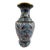 Chinese Cloisonne Enamel Vase With Floral Scrolls For Sale