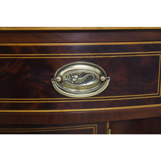 Pothast Bros. Mahogany Federal Style Sideboard For Sale In Philadelphia - Image 6 of 18