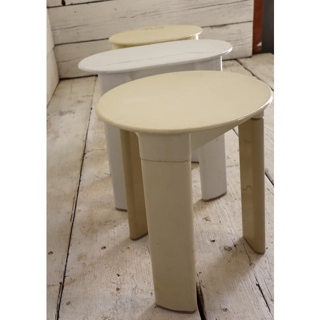 Stools by Olaf Von Bohr for Gedy, 1960s, Set of 3 For Sale - Image 3 of 8