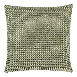The House Of Scalamandré Heatherton Square Pillow In Moss For Sale