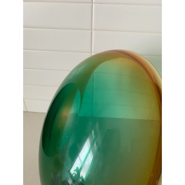 Mid 20th Century Mid-Century Italian Murano Barbini-Style Bowl For Sale - Image 5 of 6