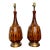Pair of Mid Century Modern Drip Glaze Table Lamps For Sale
