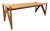 Large Vintage Brutalist Table in Oak, 1960s For Sale