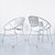 Metal 1960s Mid-Century Modern Wrought Iron Patio Radar Chairs - a Pair For Sale - Image 7 of 7