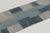 Turkish Vintage Turkish Patchwork Runner With Geometric Design in Blue Hues - Rug & Kilim For Sale - Image 3 of 9