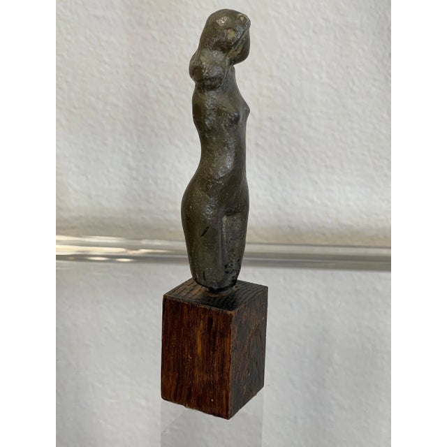 Contemporary Vintage Bronze Nude Miniature Figures - Set of 5 For Sale - Image 3 of 13