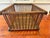 Large Antique Oak Slat Market Basket | Primitive General Store Produce Display Crate | Mission Style Farmhouse Storage For Sale - Image 15 of 17