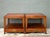 Late 20th Century Vintage Baker Milling Road Campaign Side Tables - A Pair For Sale - Image 5 of 12