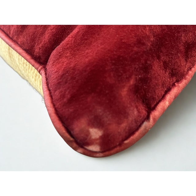 Vintage Needlepoint Pillow Assorted Fruit Motif For Sale In Philadelphia - Image 6 of 6