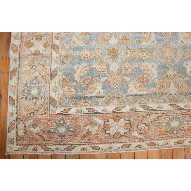 Blue Persian Antique Herati Malayer Rug - 4'6" x 6'5" For Sale - Image 8 of 8