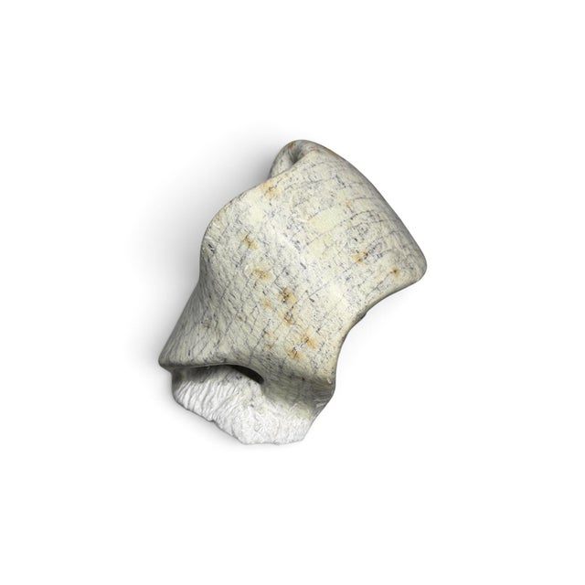 Alain Prévost 1982 Abstract Biomorphic Stone Sculpture on Base For Sale - Image 4 of 5