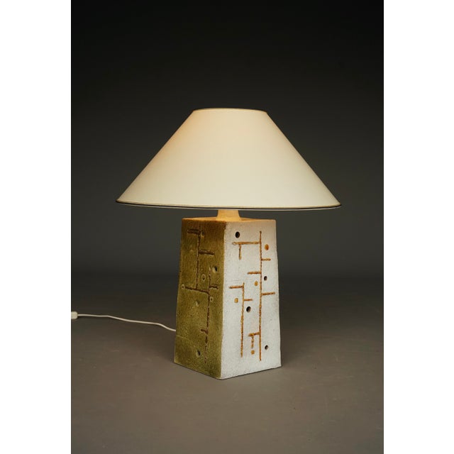 Mid-Century Abstract Ceramic Table Lamp, 1970s For Sale - Image 12 of 12